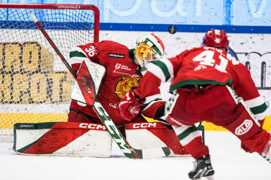 Mora IKs målvakt Waltteri Ignatjew