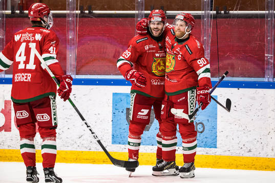 Mora IKs Daniel Ljunggren jublar