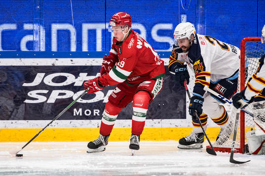 Moras Petter Vesterheim och Djurgårdens Ludvig Rensfeldt