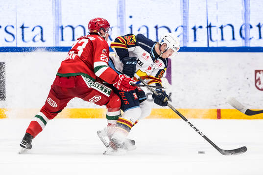 Moras Chad Yetman och Djurgårdens David Blomgren