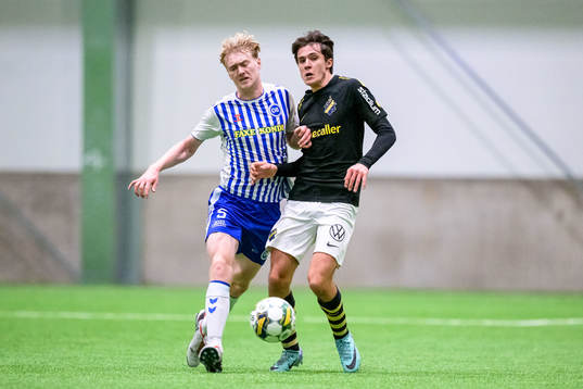 Odenses Julius Askou och AIKs Linus Järeteg