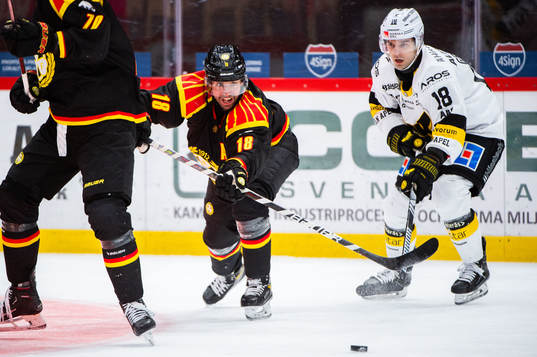 Brynäs Anton Rödin och Västerås Shane Gersich