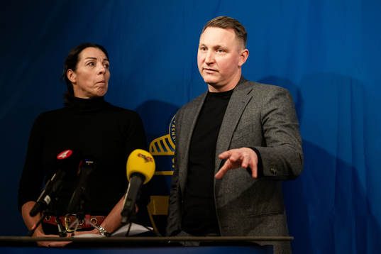Bläddra bland fler bilder av Fotboll, SvFF, Presskonferens, Kim Källström