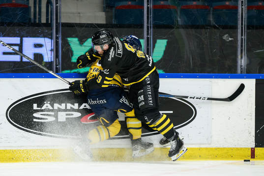 Under ishockeymatchen i Hockeyallsvenskan mellan AIK och