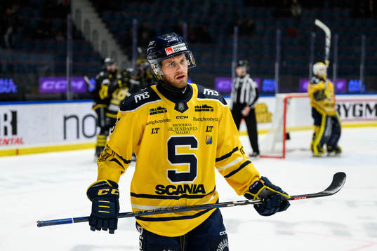 Södertälje SKs William Wiå deppar