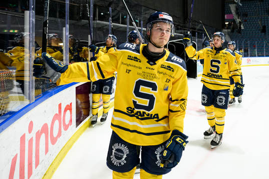 Södertäljes William Wiå jublar