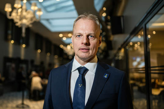 Sveriges förbundskapten Magnus Hävelid