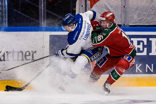 Leksands IFs Alexander Lundqvist och Frölunda HCs Otto