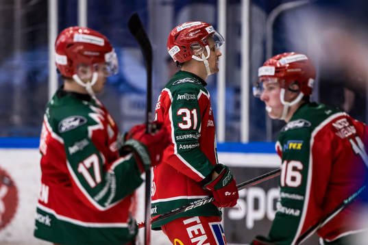 Frölunda HCs Nicklas Lasu deppar