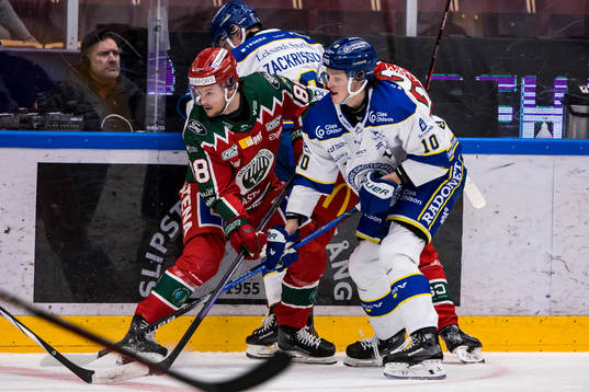 Frölundas Malte Strömwall och Leksands Anton Johansson