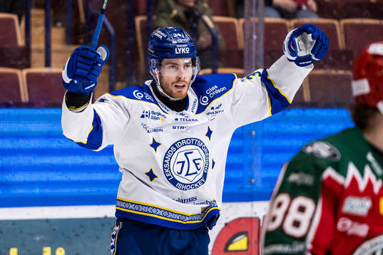 Leksands Peter Cehlarik jublar
