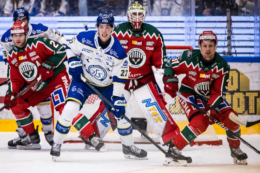 Leksands Lukas Vejdemo och Frölundas Nicklas Lasu
