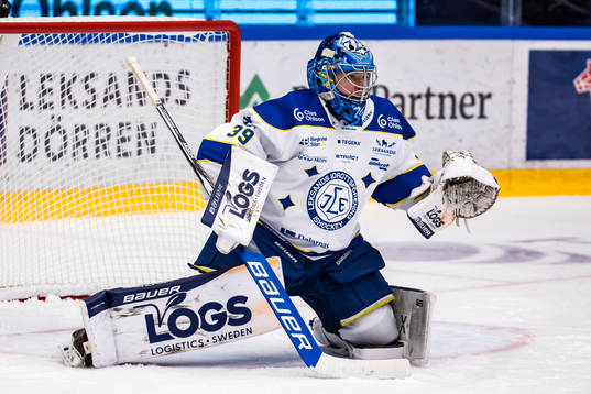 Leksands målvakt Filip Larsson