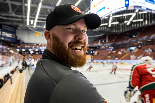 Frölundas materialförvaltare Andy Fagerström