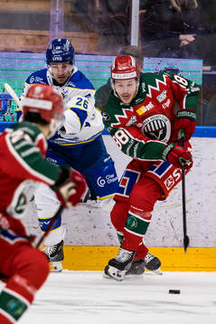 Frölundas Malte Strömwall och Leksands Patrik Noren