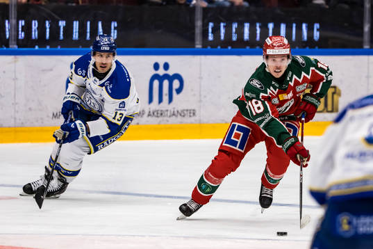 Leksands Jon Knuts och Frölundas Linus Öberg