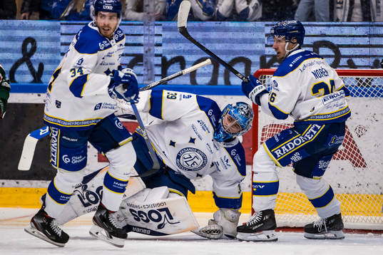 Leksands målvakt Filip Larsson