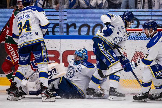 Leksands målvakt Filip Larsson