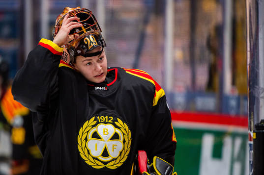 Brynäs målvakt Klara Peslarova