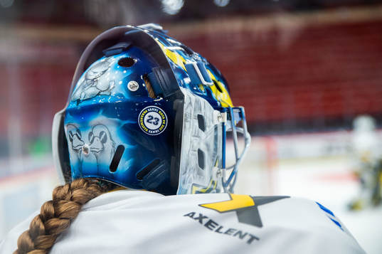 Klistermärke tillägnat Sanni Hakala