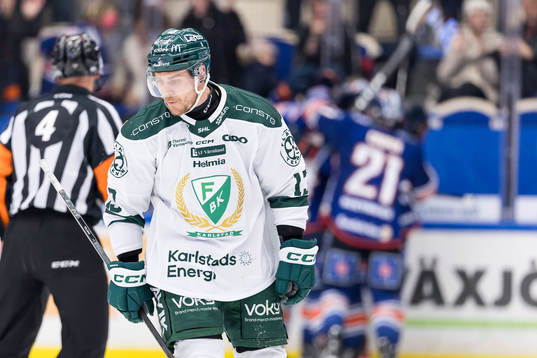 Färjestad BKs Joel Kellman deppar