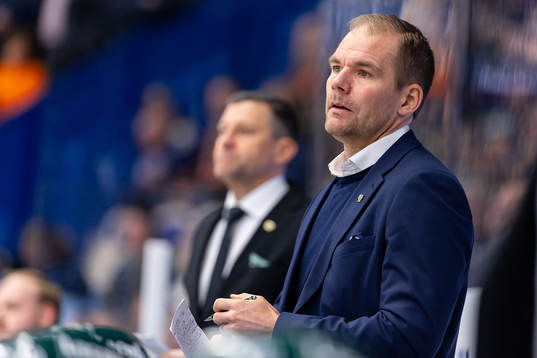 Färjestads tränare Thomas Mitell