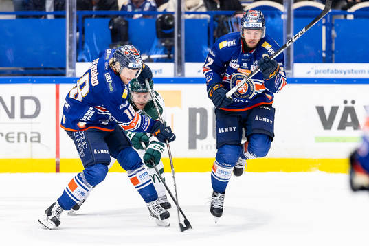 Växjös Marcus Sylvegård, Färjestads Joel Kellman och