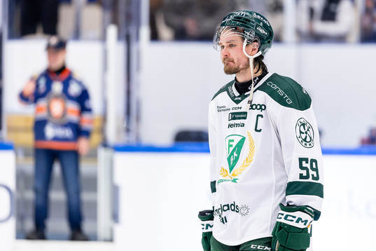 Färjestads Linus Johansson deppar