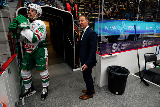 Rögles tränare Cam Abbott och Brandon Davidson