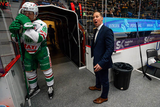 Rögles tränare Cam Abbott och Brandon Davidson