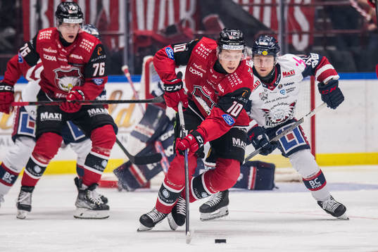 Malmö Redhawks William Von Barnekow och Linköpings Jesper