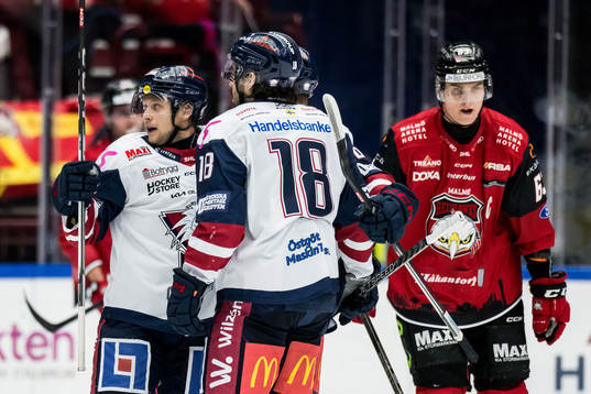 Linköpings Jesper Pettersson jublar