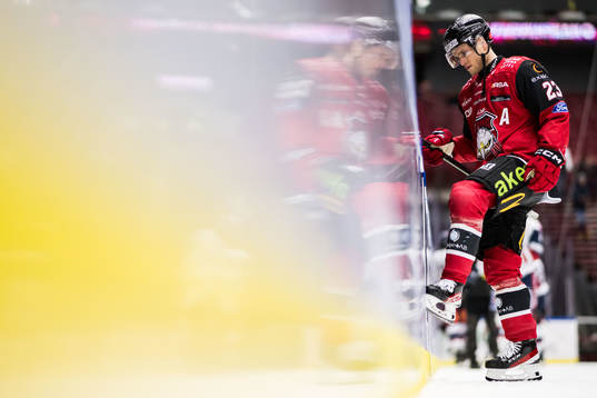 Malmö Redhawks Christoffer Forsberg deppar