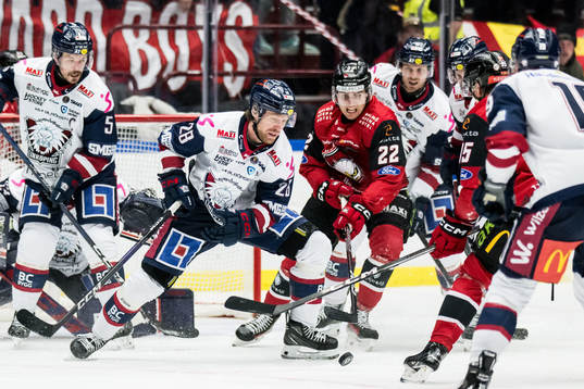 Linköpings John Nyberg och Malmö Redhawks Janne Kuokkanen