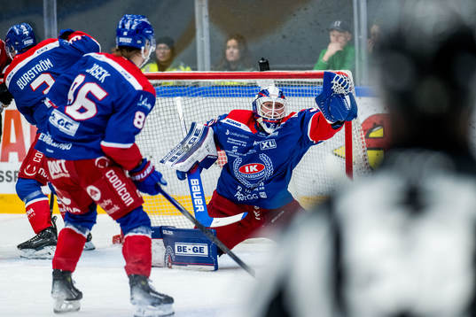 Oskarshamns målvakt Emil Kruse