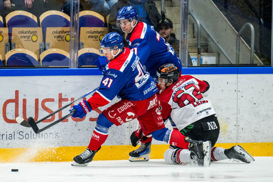 Oskarshamns Johan Johnsson och Örebros Robert Leino
