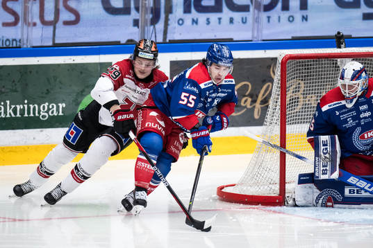 Örebros Milton Oscarson och Oskarshamns David Quenneville