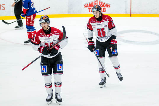 Örebros Rasmus Rissanen och Milton Oscarson deppar