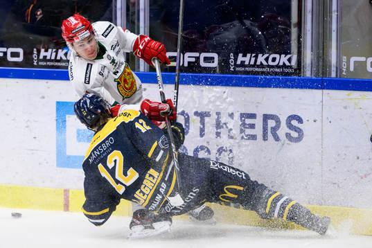 Moras Oskar Tängerby och Södertäljes Viktor Liljegren