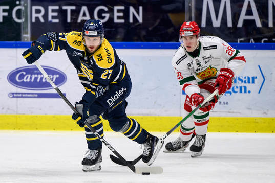 Södertäljes Daniel Norbe och Moras Michael
