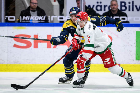 Moras Jakob Norén och Södertäljes William Wiå