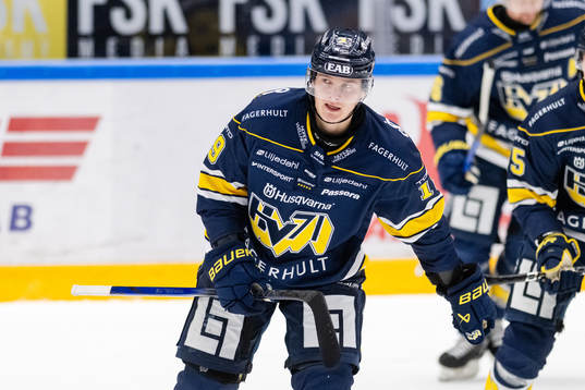 HV71s Henrik Borgström jublar