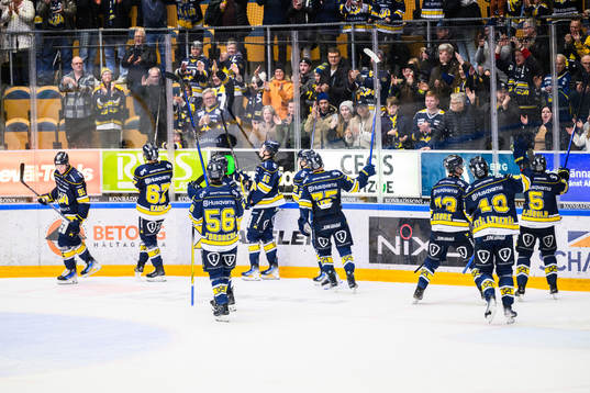 HV71 jublar och tackar fansen