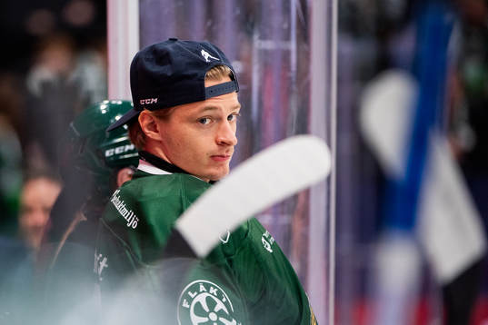 Färjestads målvakt Carl Lindbom