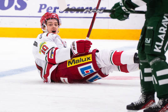 under ishockeymatchen i SHL mellan Färjestad och MoDo