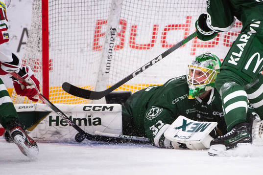 Färjestads målvakt Maxime Lagacé