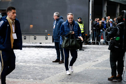 Erling Moe, head coach of Molde, arrives
