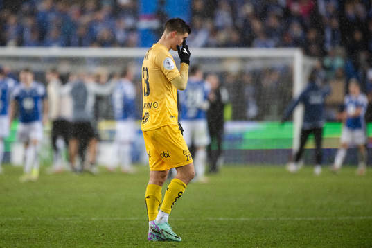 Oscar Forsmo Kapskarmo of Bodø/Glimt looks dejected