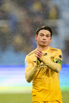 Patrick Berg of Bodø/Glimt looks dejected