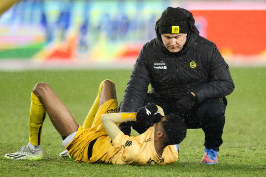 Amahl Pellegrino of Bodø/Glimt looks dejected